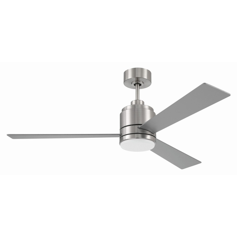 Craftmade MCY52BNK3 McCoy 3 Blade 52″Ceiling Fan Brushed Polished Nickel