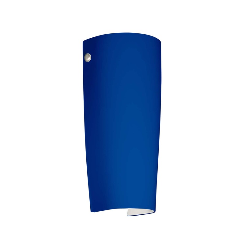 One Light Wall Sconce from the Tomas Collection in Polished Nickel Finish by Besa