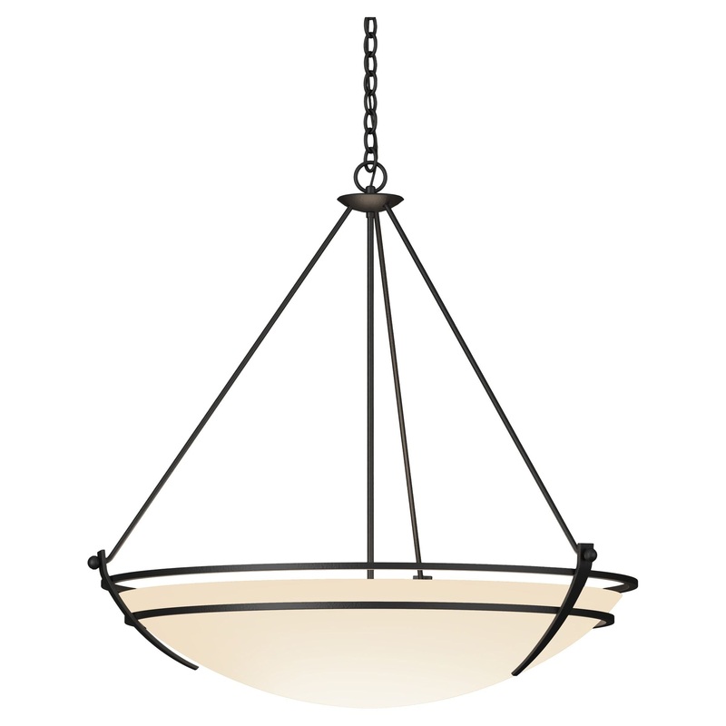 Presidio Tryne Large Scale Pendant Black Opal Glass (GG)