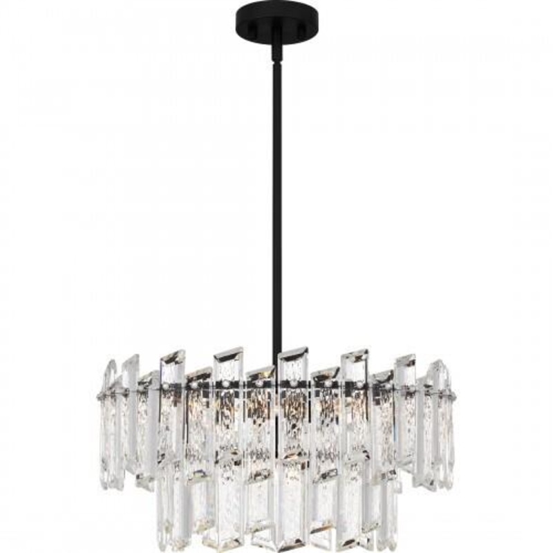 Quoizel PCDIN2819MBK Dion Pendant 6 lights matte black. Pendant