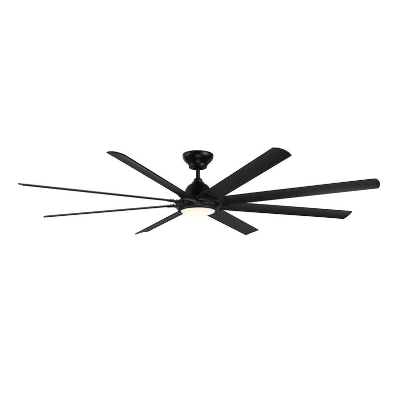 96″Ceiling Fan from the Hydra Collection in Matte Black Finish by Modern Forms Fans