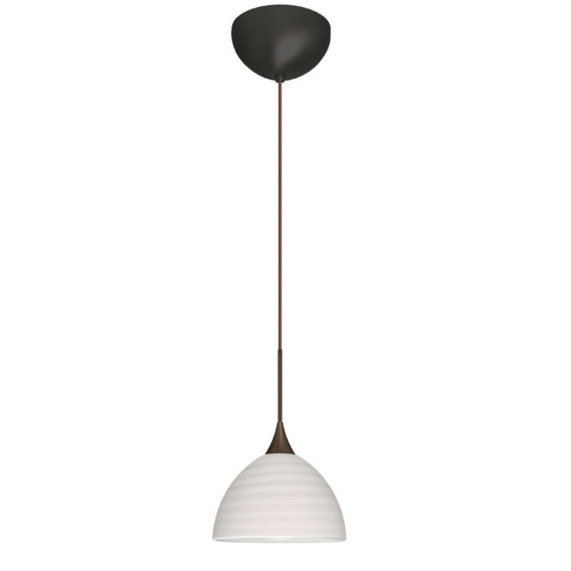 Besa 1XC-4679KR-BR Brella One Light Pendant Bronze