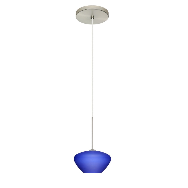 Besa 1XT-541087-SN Peri One Light Pendant Satin Nickel