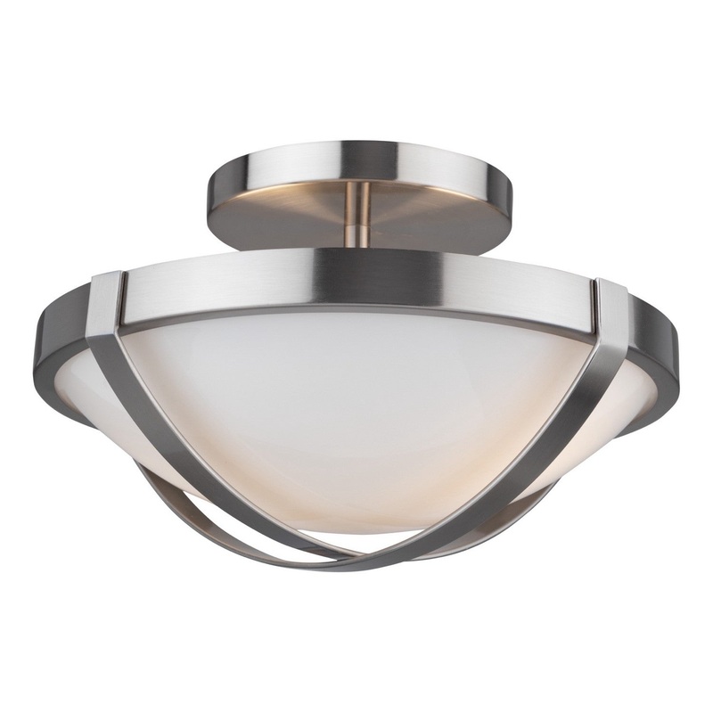 Cara Ceiling Light Fixture – Brushed Nickel