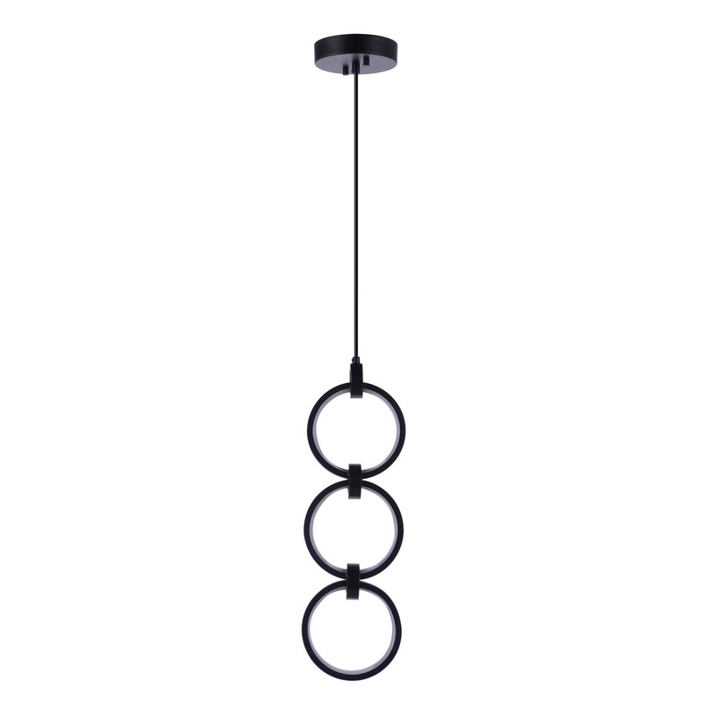 Craftmade 59393-FB-LED Context LED Pendant Flat Black