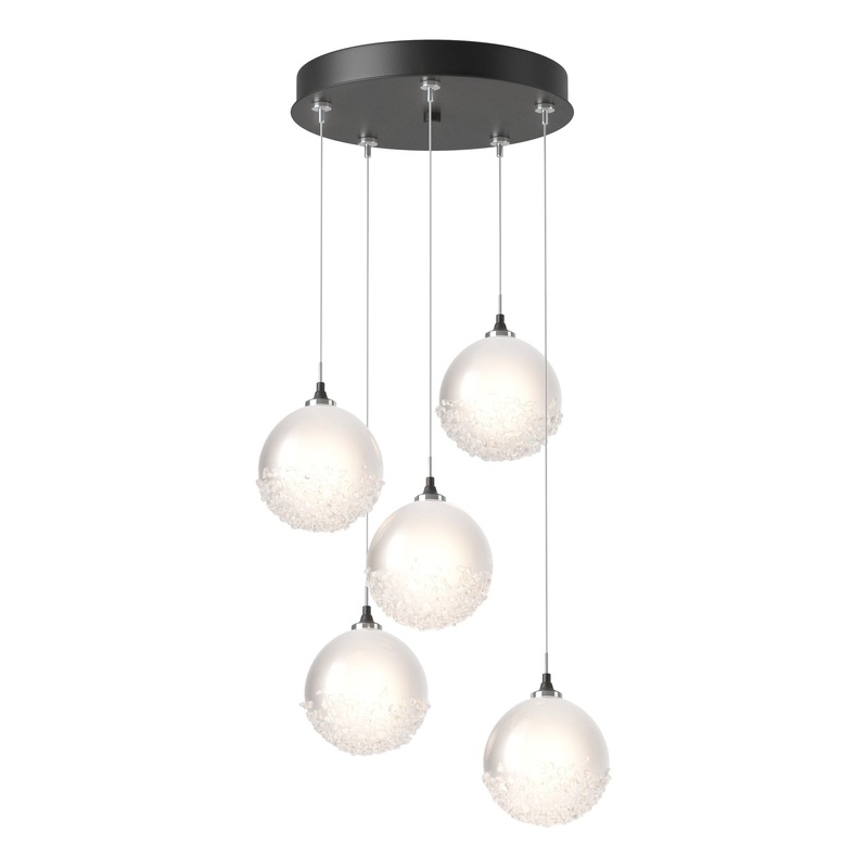 Fritz Globe 5-Light Pendant Black