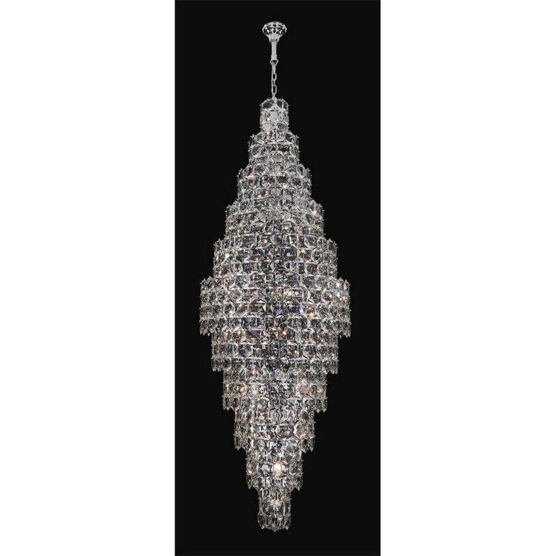 Glacier 53-Light Chandelier Gold