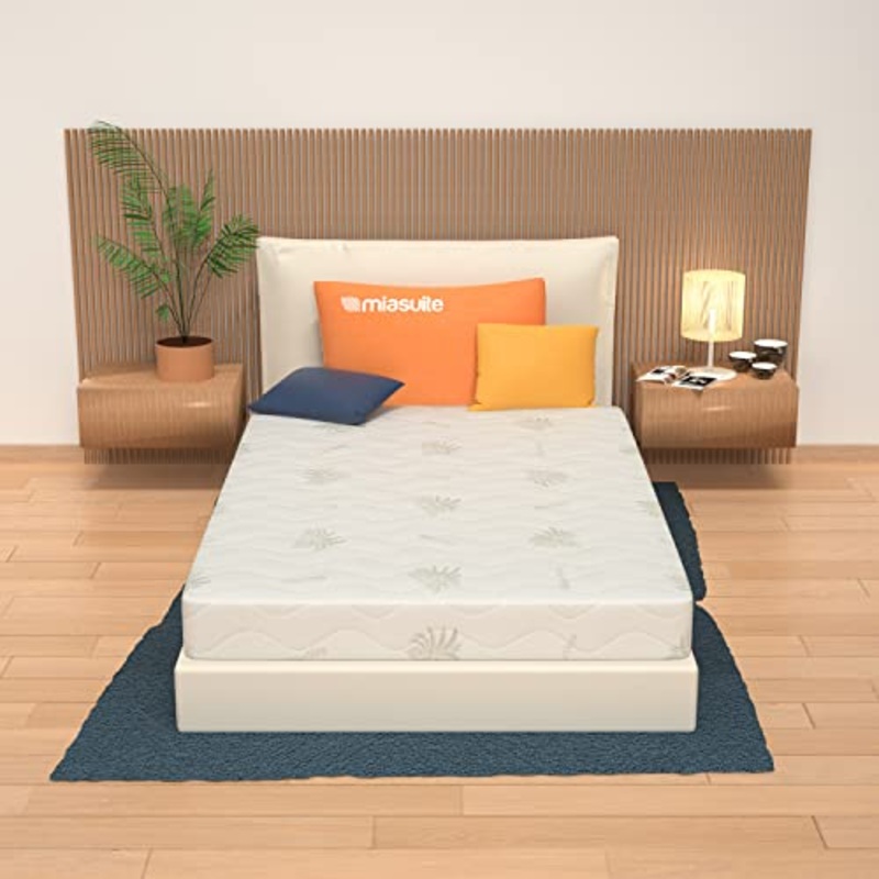 AILIME SRL Materasso sfoderabile Una Piazza e Mezza in Memory Foam 120x190x25 cm Dispositivo Medico Premium