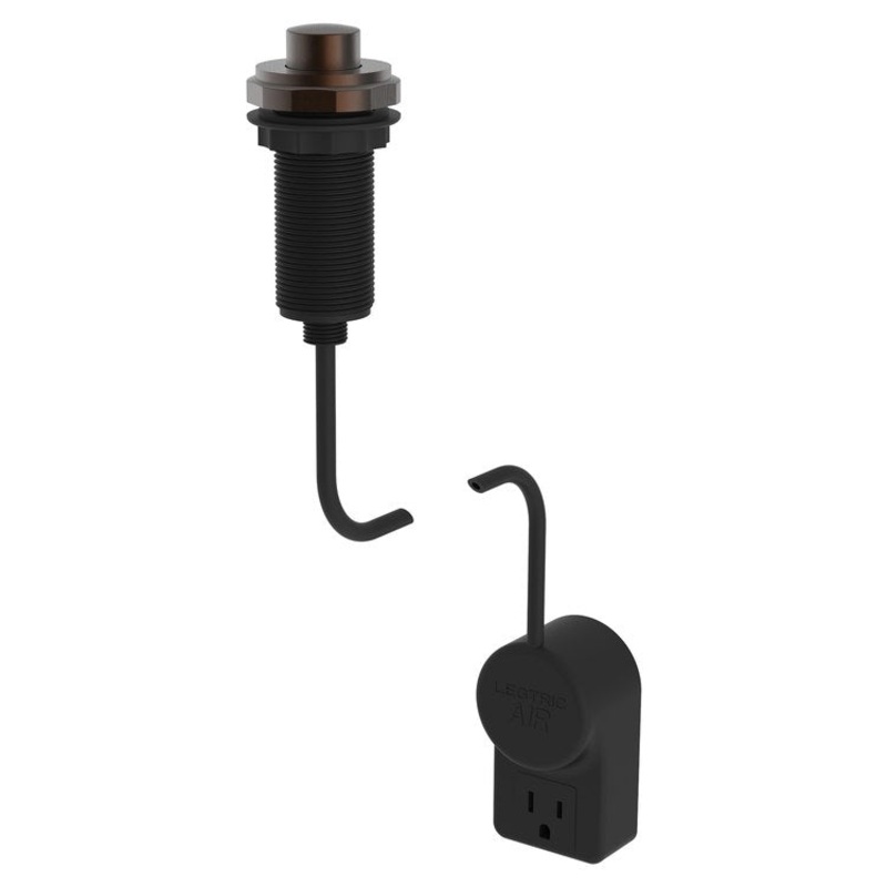 Air Activation Switch Duncan Disposer with Power Adapter English Bronze Brass