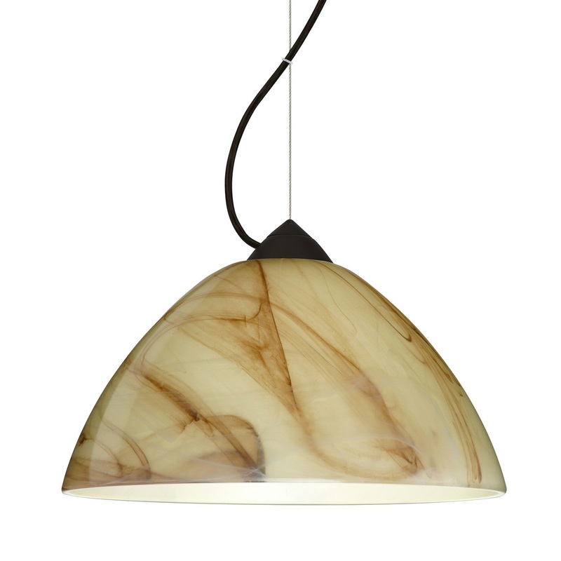 Besa 1KX-420183-BK Besa Tessa Pendant One Light Pendant Black