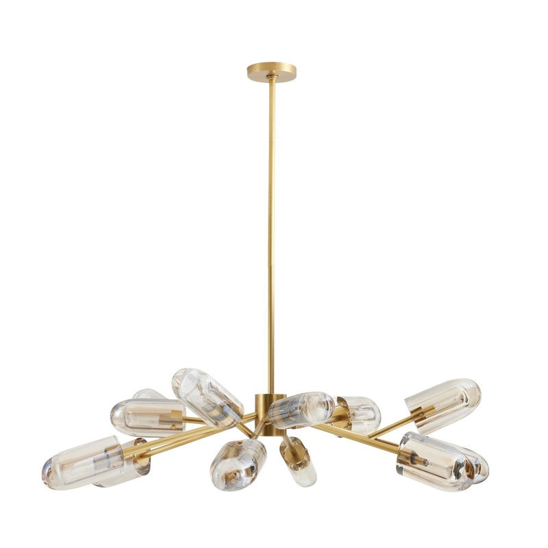 Arteriors 89067 Javier 12 Light Chandelier Champagne