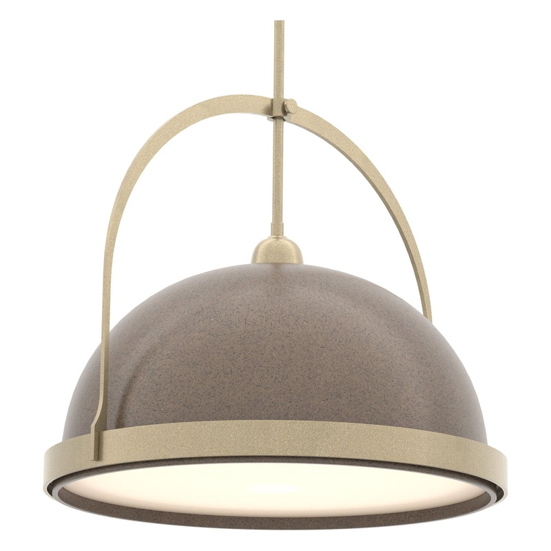 Atlas Large Pendant Soft Gold Bronze