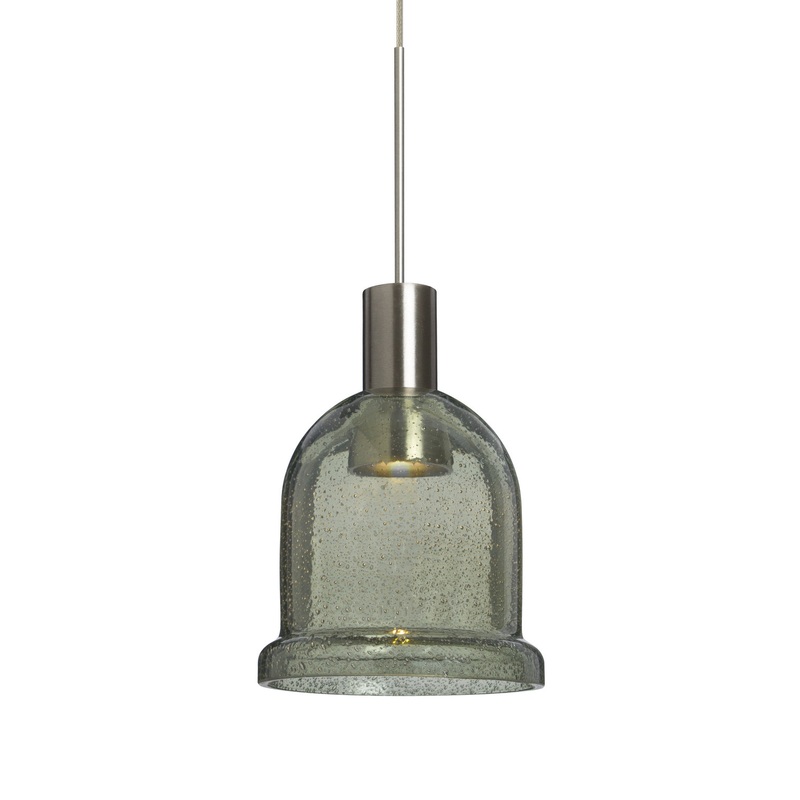Besa 1XC-KIBAMS-LED-SN Kiba LED Pendant Satin Nickel