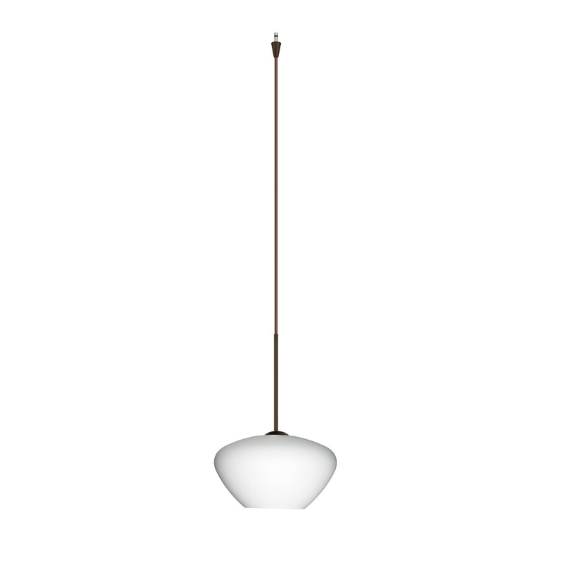 Besa XP-541007-BR Peri One Light Pendant Bronze