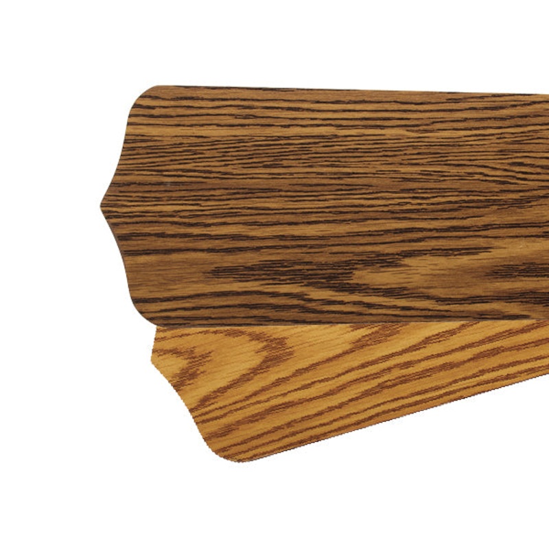Fan Blades from the 52 in. Fan Blade Series Collection in Dark Oak / Medium Oak Finish by Quorum
