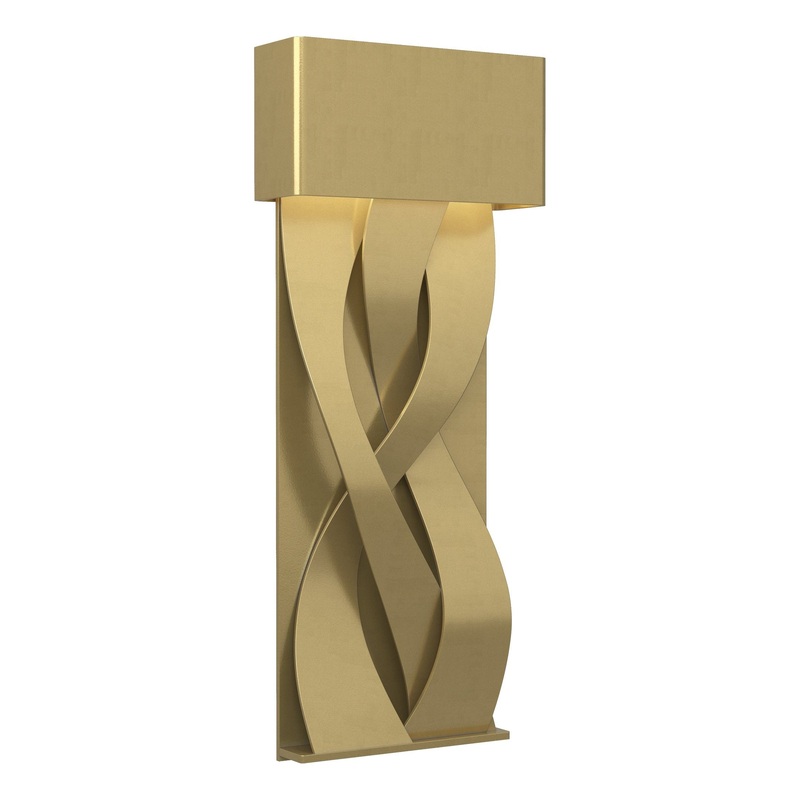Tress Small LED Sconce Modern Brass Modern Brass