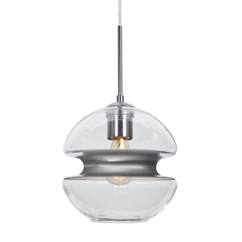 Besa 1JC-HULA8SL-EDIL-SN Hula 8 One Light Pendant Satin Nickel
