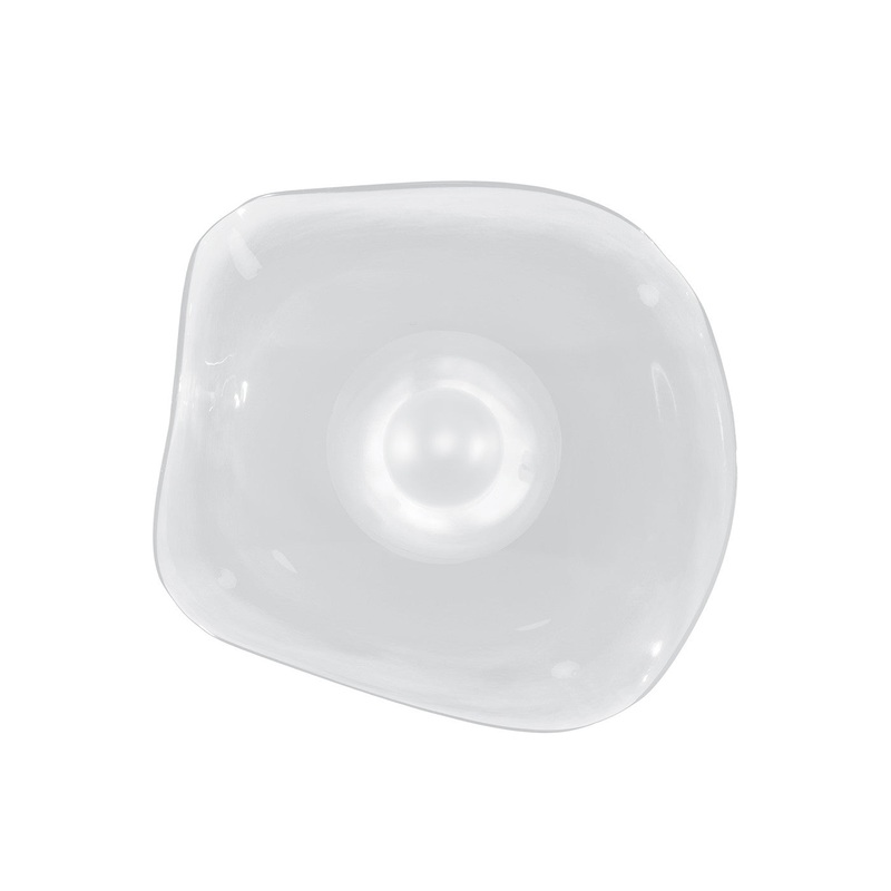 Embark 12″H Sconce White/Clear