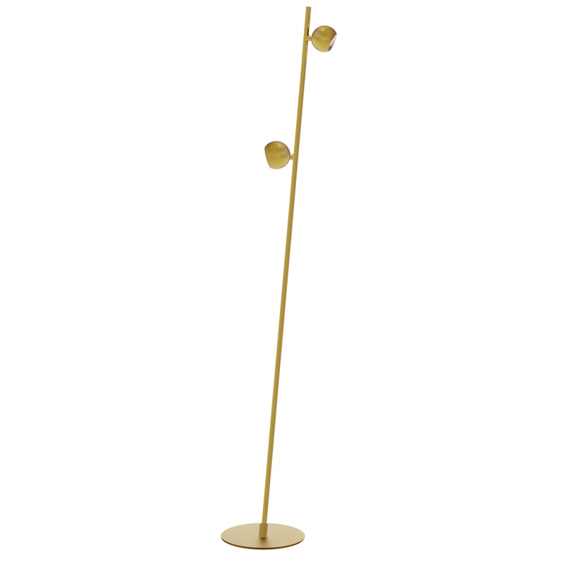 Fernanda 10W Floor Lamp Aged Brass