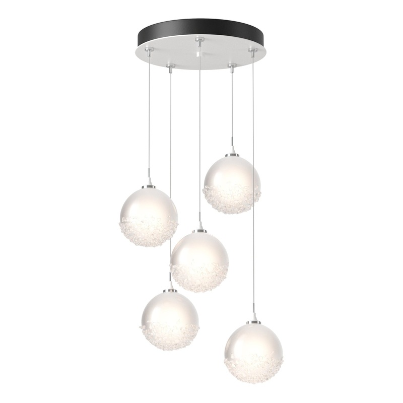 Fritz Globe 5-Light Pendant White