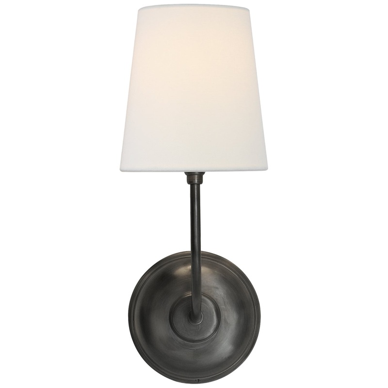 One Light Wall Sconce from the Vendome Collection in Bronze Finish by Visual Comfort Signature