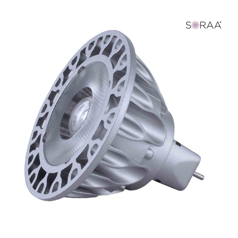 SORAA 7.5W LED MR16 3000K VIVID3 25 DIM Light Bulb by Bulbrite