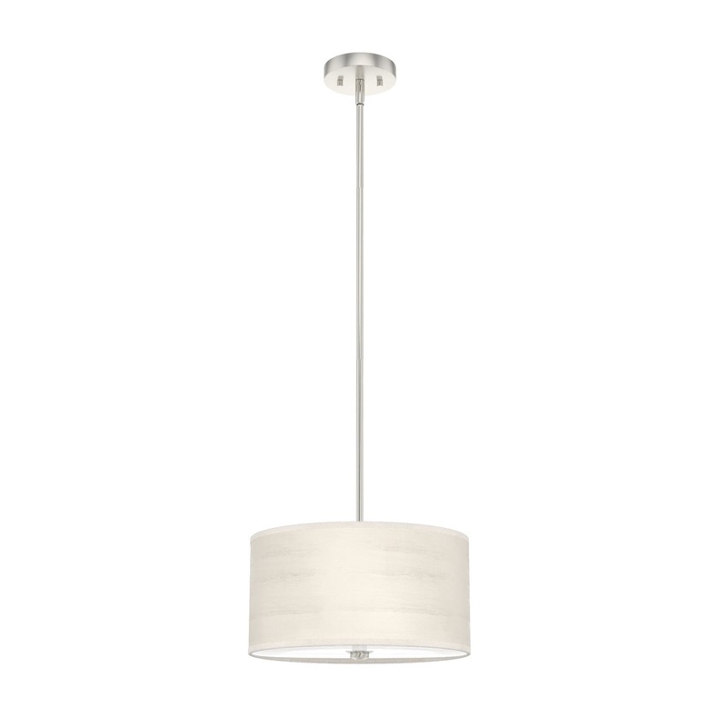 Three Light Pendant from the Solhaven Collection in Bleached Alder Finish by Hunter