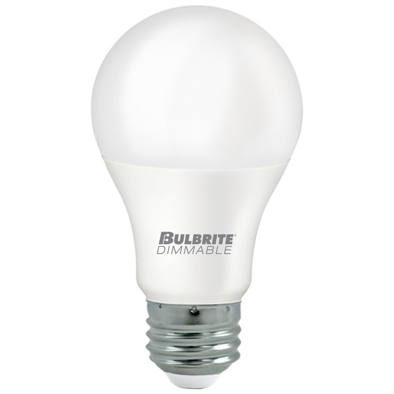 9 Watt LED Frost, 800  Lumens, E26 base, 120 Volt Light Bulb by Bulbrite (Pack of 4)