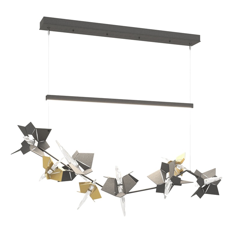 Belladonna LED Pendant Natural Iron Modern Brass