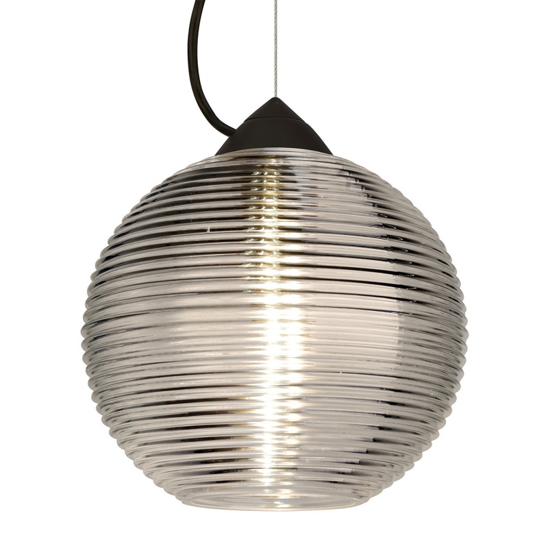 Besa 1KX-461602-BK Besa Kristall 8 Pendant One Light Pendant Black