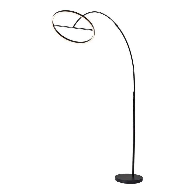 Falcon LED Arc Lamp with Smart Switch Black
