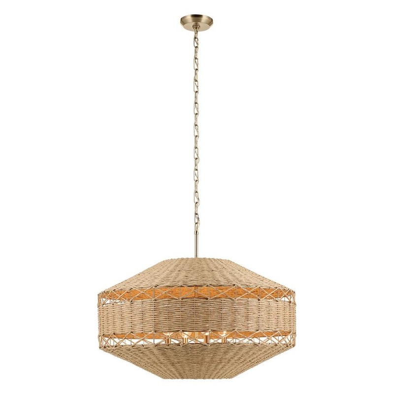 Lulo 30.25″ 1-Light Pendant Champagne Bronze