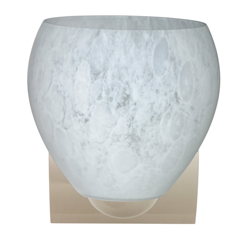 One Light Wall Sconce from the Bolla Collection in Chrome Finish by Besa