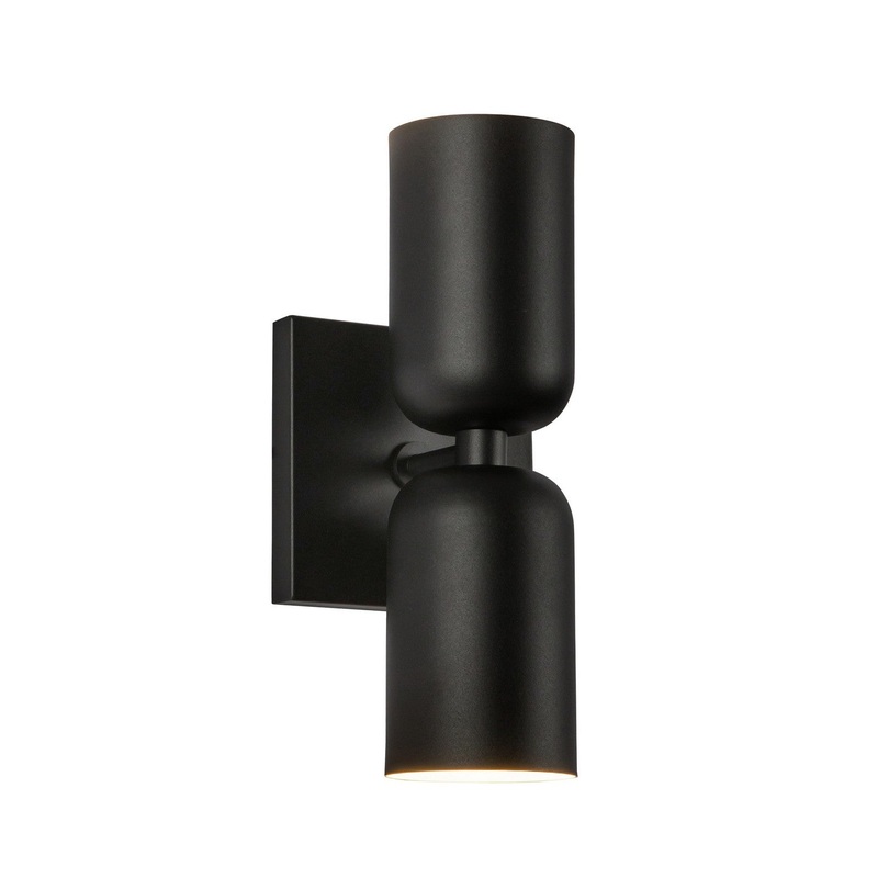 Two Light Wall Sconce from the Nola Collection in Black Finish by Kuzco Lighting