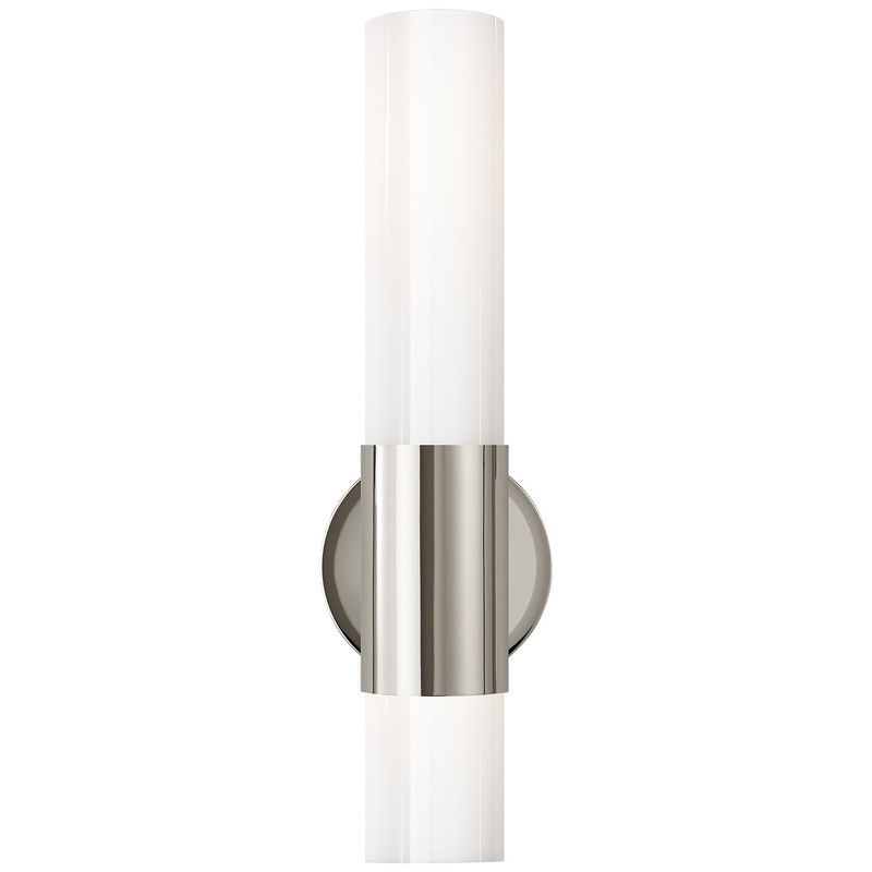 Two Light Wall Sconce from the Penz Collection in Polished Nickel Finish by Visual Comfort Signature