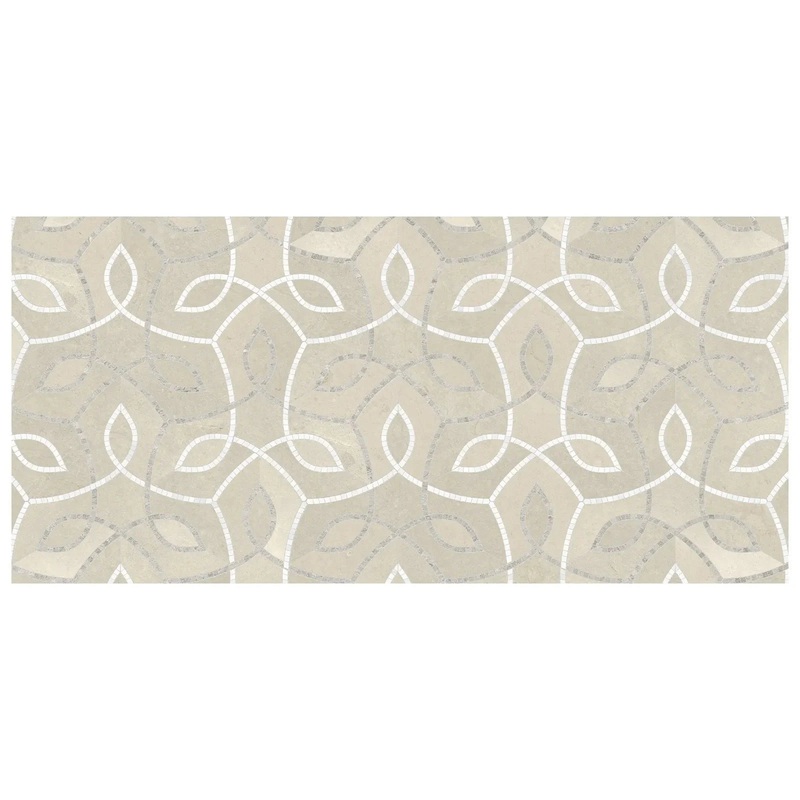 Utopio Vine Clay Honed Natural Stone Waterjet Mosaic