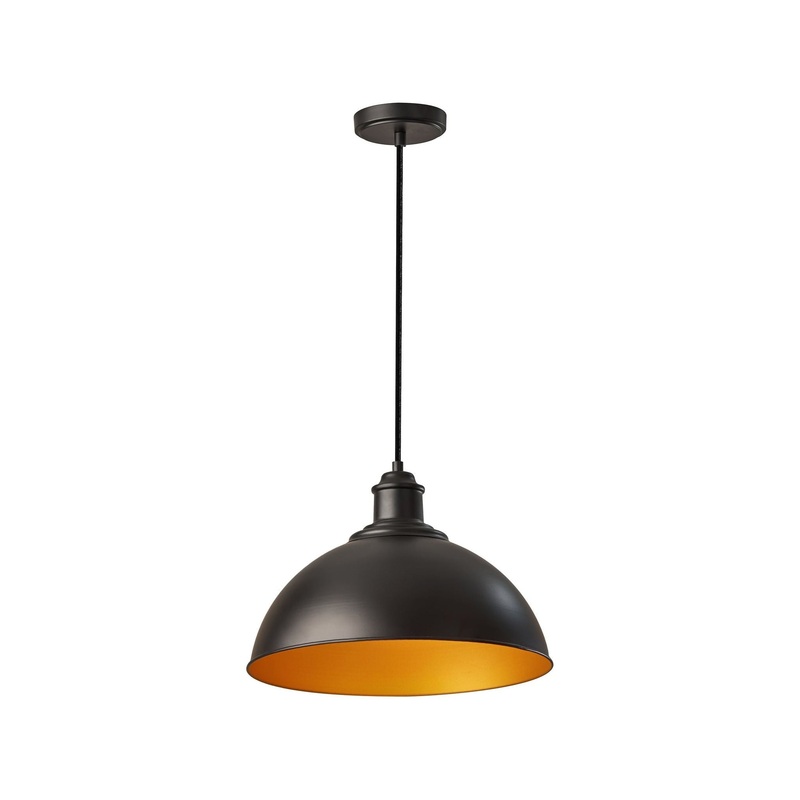 Wallace Pendant Black/Gold