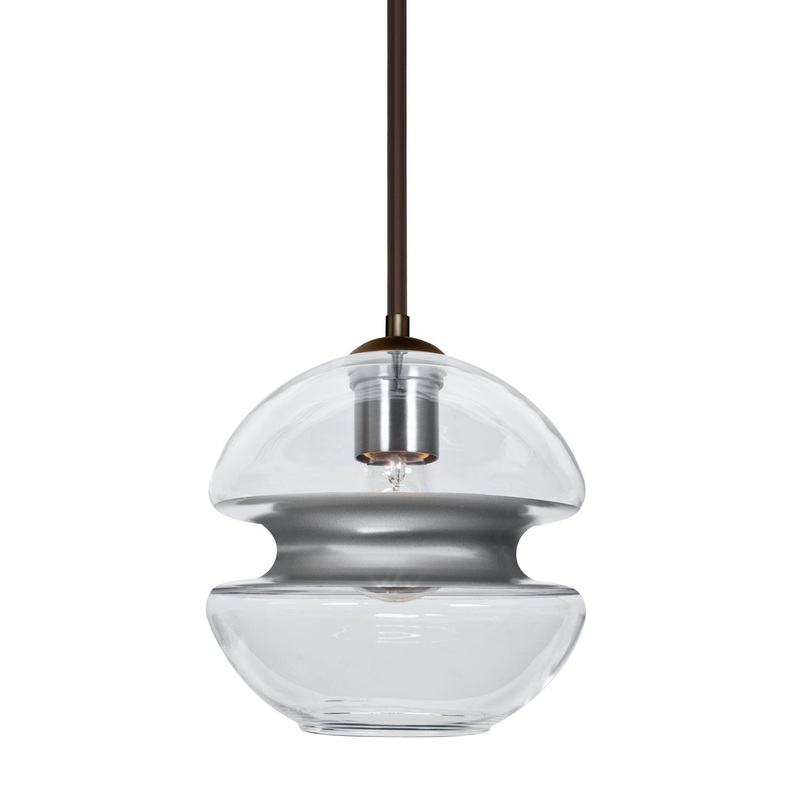 Besa 1TT-HULA8SL-BR Hula 8 One Light Pendant Bronze