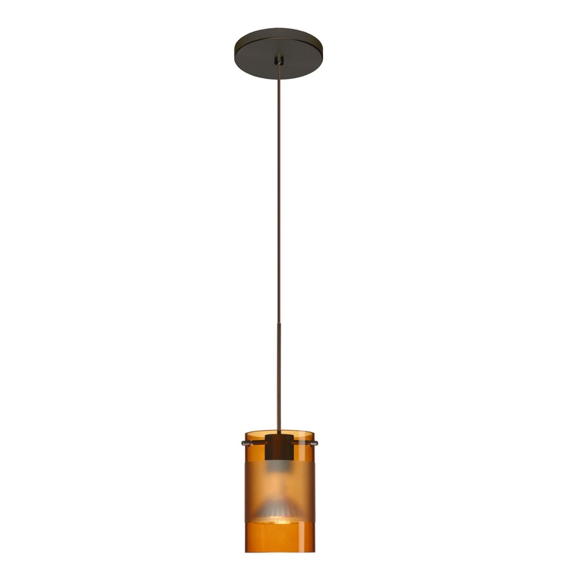 Besa 1XT-6524EG-BR Scope One Light Pendant Bronze