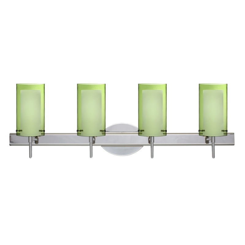 Besa 4SW-L44007-CR Pahu Four Light Wall Sconce Chrome (Discontinued)