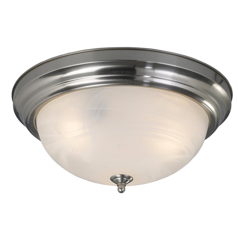 Canarm IFM413BN Ifm413Bn Two Light Flush Mount Brushed Nickel