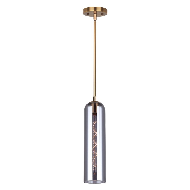 Canarm IPL740B01GD Eloise One Light Pendant Gold