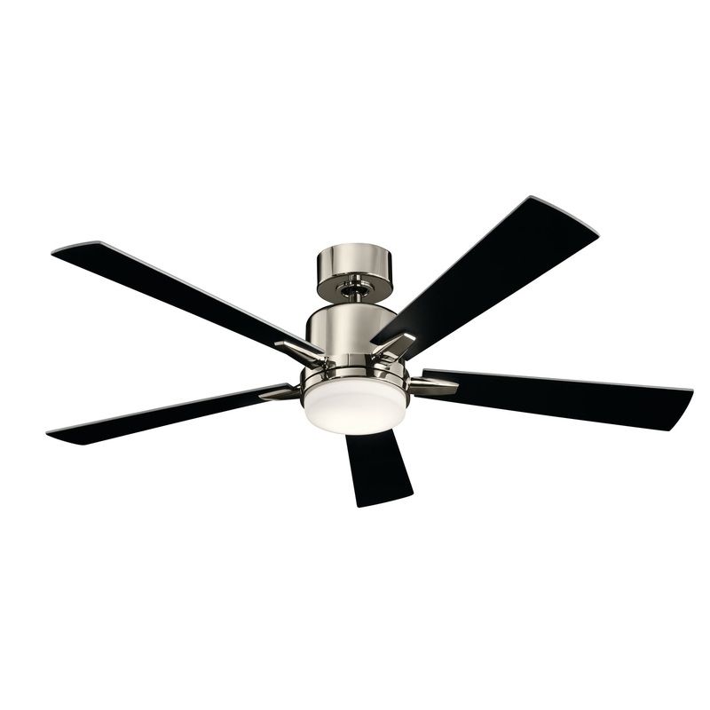 Kichler 330000PN 52″ Ceiling Fan, Polished Nickel