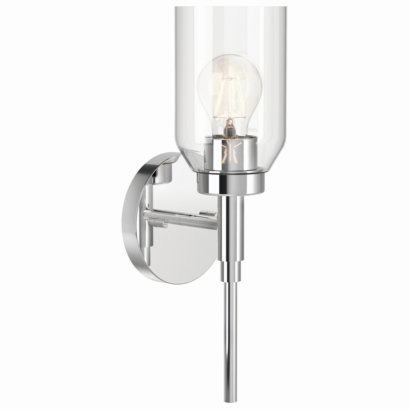 One Light Wall Sconce from the Madden Collection in Chrome Finish by Kichler