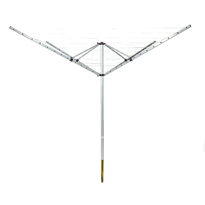4 Arm Rotary Airer Outdoor Washing Line Clothes Dryer 50m Length