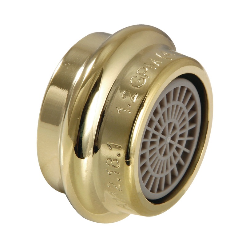 Cal Green Z12KBSA1602 1.2 GPM Female Aerator, Polished Brass