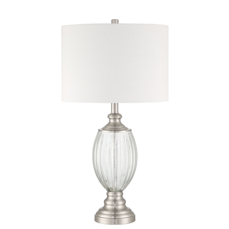 Craftmade 86264 Table Lamp One Light Table Lamp Brushed Nickel