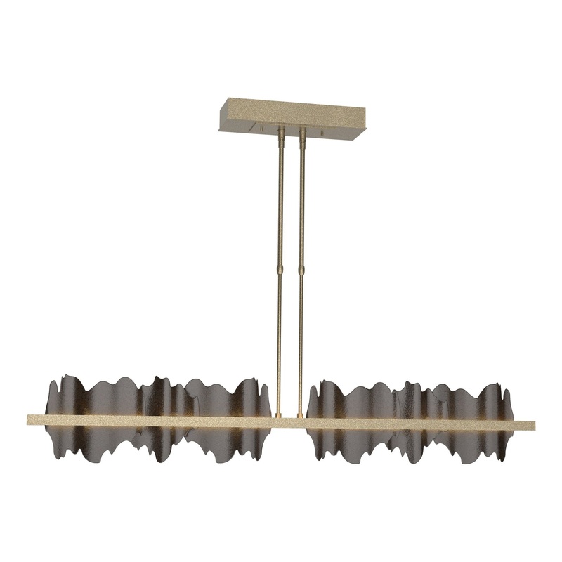 Hildene Large LED Pendant Soft Gold Oil Rubbed Bronze