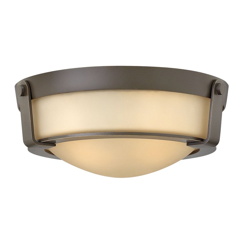 LED Flush Mount from the Hathaway Collection in Olde Bronze Finish by Hinkley