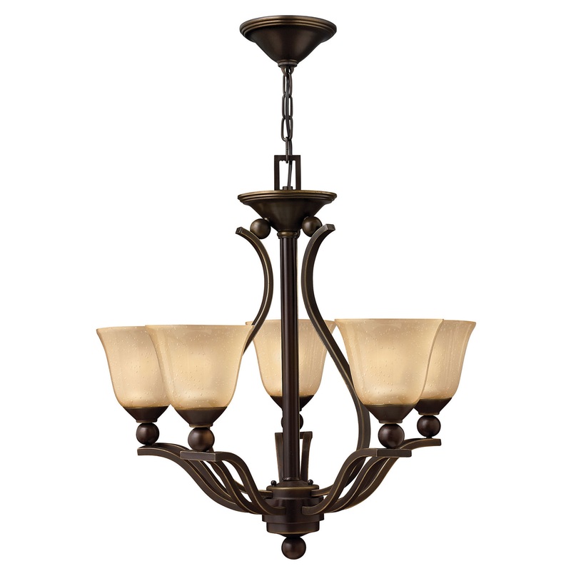 LED Foyer Pendant from the Bolla Collection in Olde Bronze Finish by Hinkley